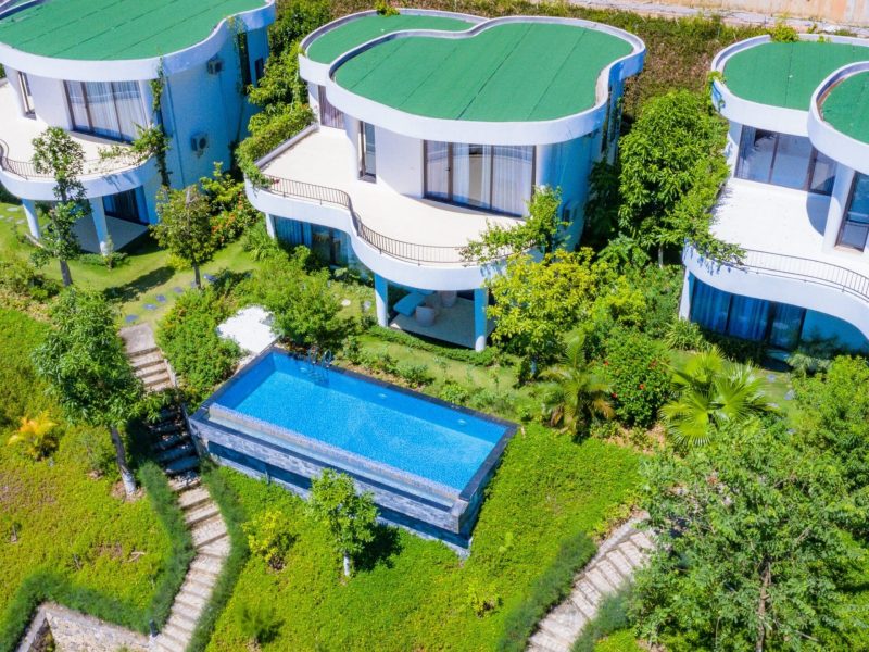 Villa 3 phòng ngủ bể bơi riêng – hướng vườn
